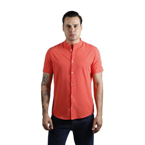 Camisa Casual Para Caballero Authentic Lyon Coral 212114-603