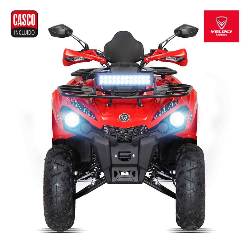 Cuatrimoto Automatica Veloci Rojo HAMMER 2025 200 Cc