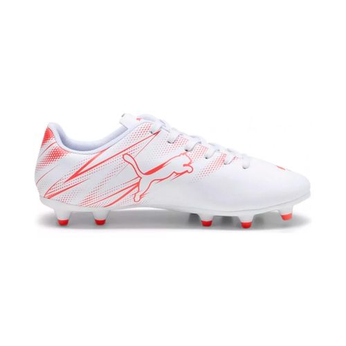 Zapato de fútbol para joven Puma blanco 10748104