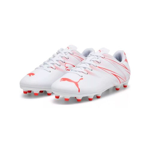 Zapato de fútbol para joven Puma blanco 10748104