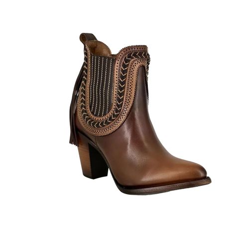Bota vaquera Cuadra café para dama 3F0KRS