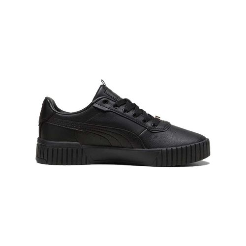 Tenis casual para joven Puma negro 386185 10