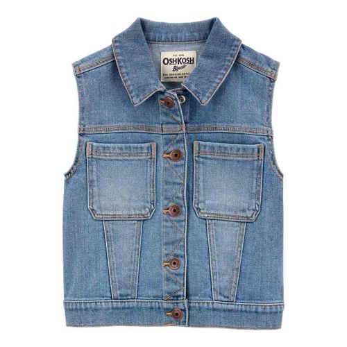 Chaleco De Mezclilla Para Niña Osh Kosh Azul 3R306610