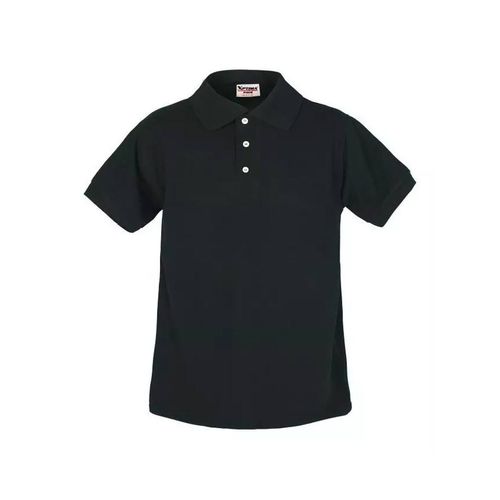 Playera tipo Polo para niño Optima negro 32412
