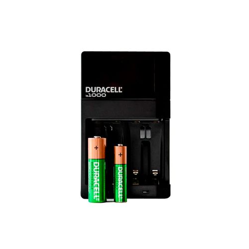 Cargador para 4 pilas aa Duracell negro 4 az000ddi17