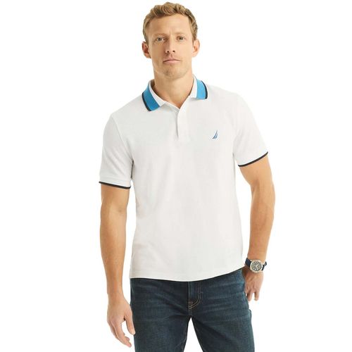 Playera Polo Para Caballero Nautica Blanco KR4500-1BW