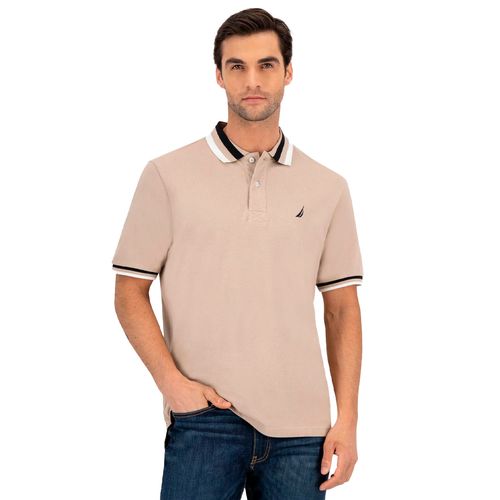 Playera Polo Para Caballero Nautica Café N1L02057-225