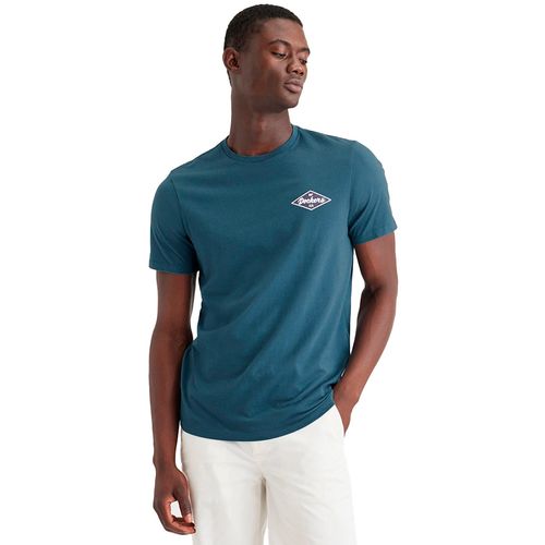 Playera Casual Para Caballero Dockers Azul A1103-0259