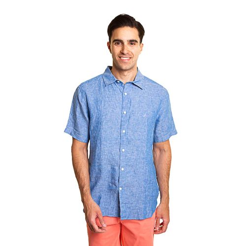 Camisa Casual Para Caballero Nautica Azul W38118-4SR