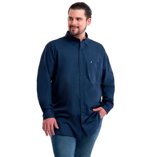 Camisa Casual Para Caballero Nautica Azul M01105N-4NV