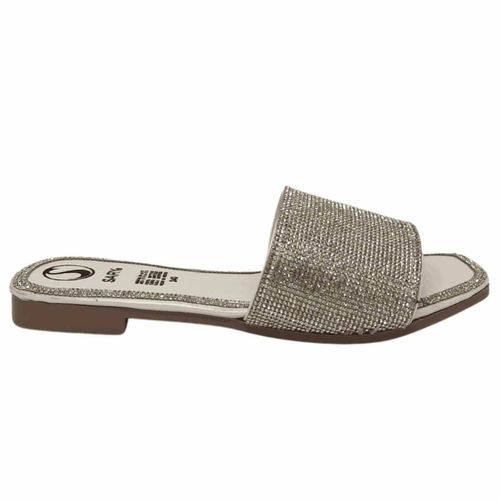 Sandalia de piso Sary blanco para dama 4838