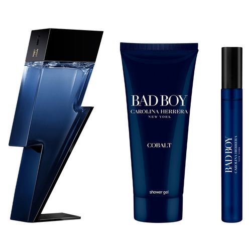 Estuche Para Caballero Carolina Herrera Bad Boy Cobalt EDP 65211589