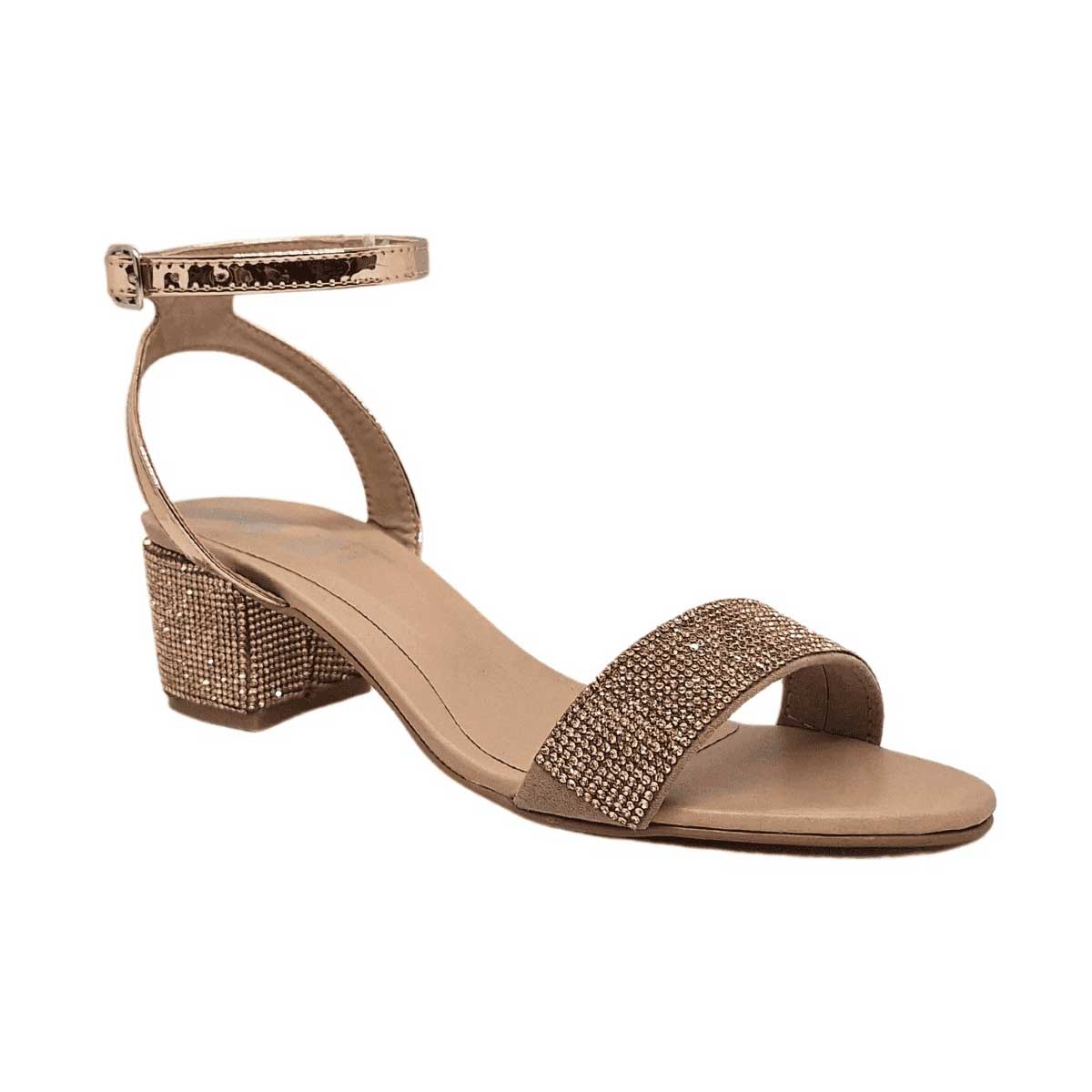 Sandalia de fiesta Sary rosa para dama 120 La Marina Tienda en línea