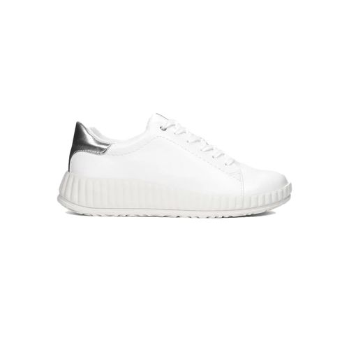 Tenis Casual Para Dama Hispana Blanco 16203