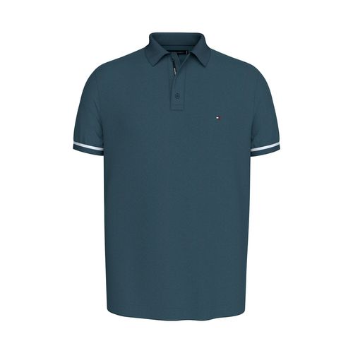 Playera Polo Para Caballero  Tommy Hilfiger Azul MW0MW33199-DBZ