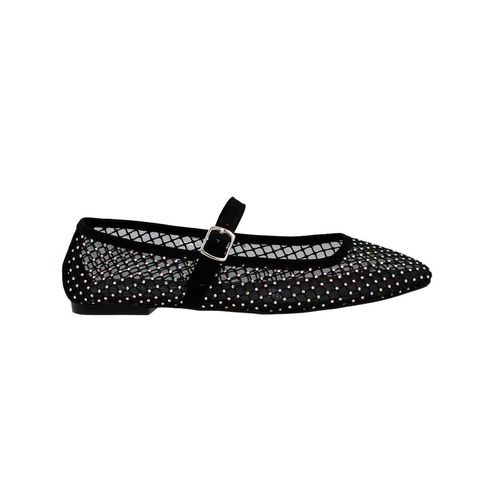 Balerinas Casual Para Dama Senties Negro 02-972