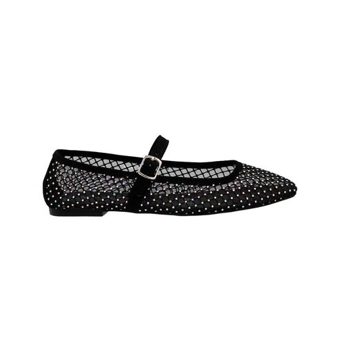 Balerinas Casual Para Dama Senties Negro 02-972