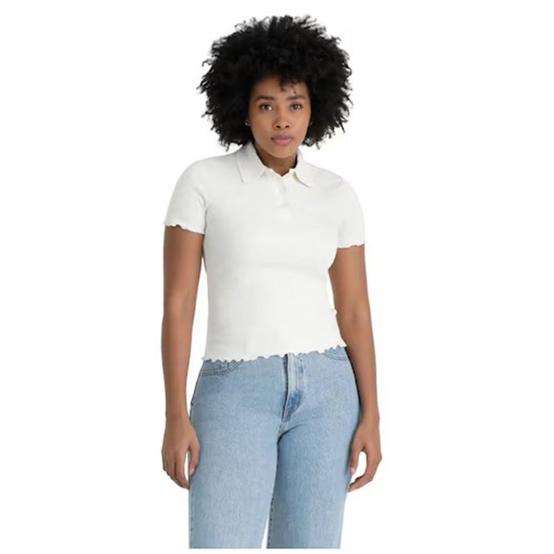 Playera Polo Para Dama Dockers Blanco A8846 0000 La Marina
