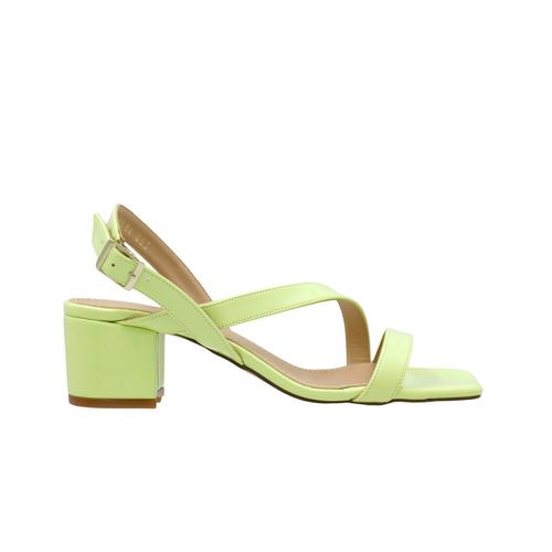 Sandalia Casual Para Dama Senties Verde 84-855