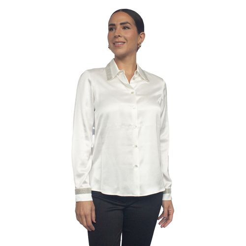 Blusa Camisera Para Dama Foleys Blanco 224020