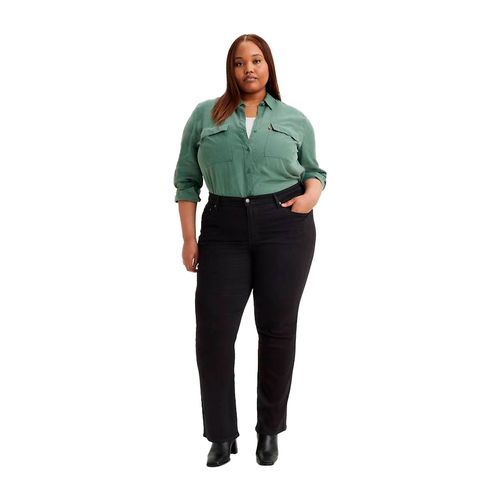 Pantalón de mezclilla para dama Levi's plus negro 83737-0010