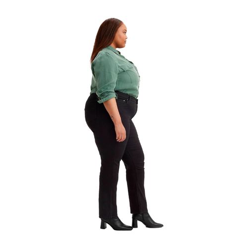 Pantalón de mezclilla para dama Levi's plus negro 83737-0010