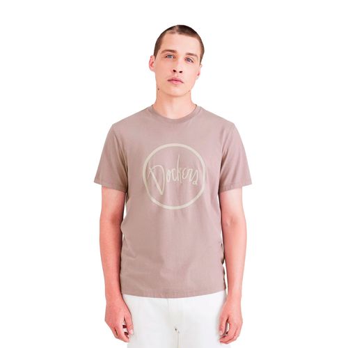 Playera Casual Para Caballero Dockers Café A1103-0195