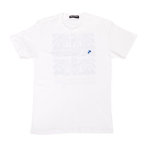 Playera Para Caballero Now Or Never Blanco COAST PALM TREE