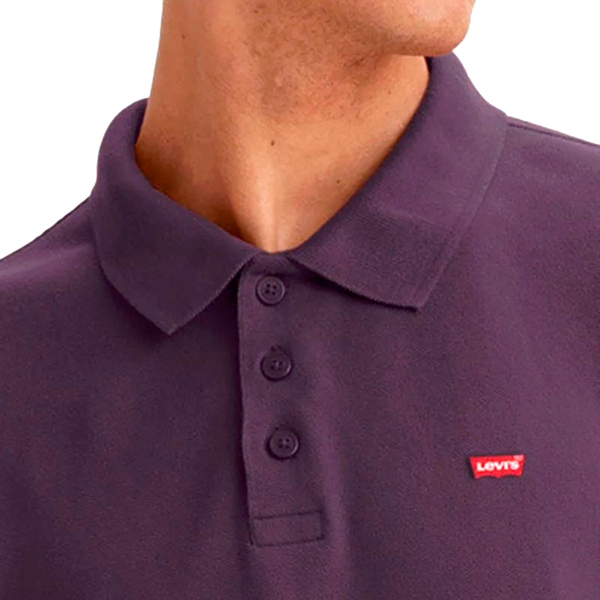 Playera Polo Para Caballero Levis Morado 35883-0183