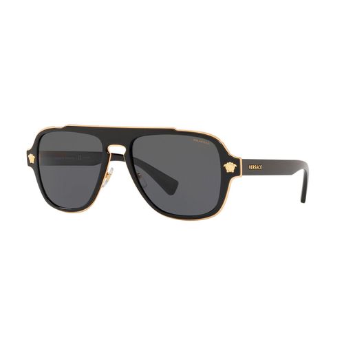 Lentes solares para caballero Versace irregular black ve219910028156