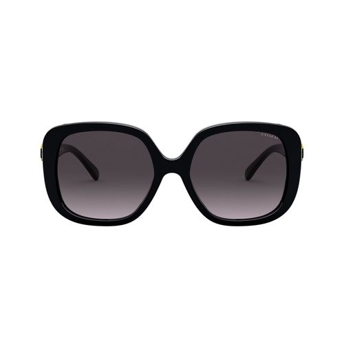 Lentes solares para dama Coach square black hc829250028g56