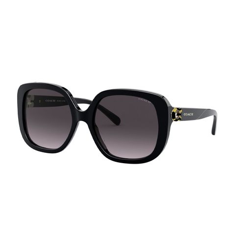 Lentes solares para dama Coach square black hc829250028g56