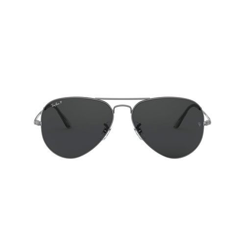 Lentes De Sol Unisex Ray Ban Pilot Gunmetal RB3689/004/485