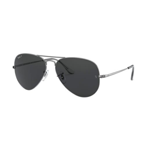 Lentes De Sol Unisex Ray Ban Pilot Gunmetal RB3689/004/485