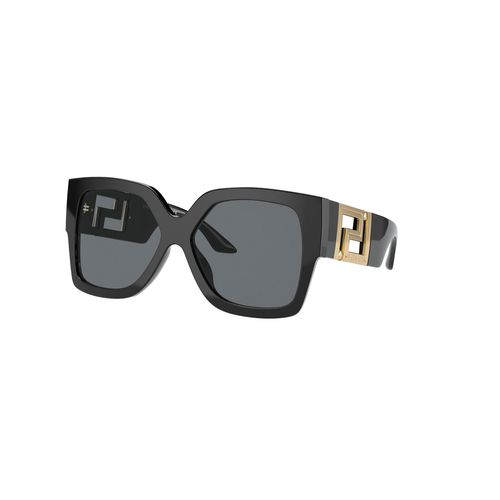 Lentes De Sol Para Dama Versace Rectangular Black VE4402GB1/8759