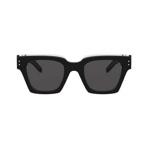 Lentes De Sol Para Caballero Dolce & Gabbana Square Black/Crystal DG4413