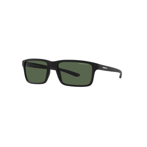 Lentes De Sol Para Caballero Arnette Rectangular Matte Black AN4322