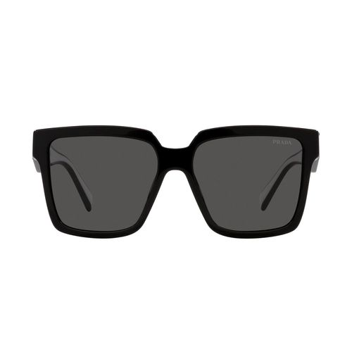 Lentes solares para dama Prada square black/talc pr 24zs