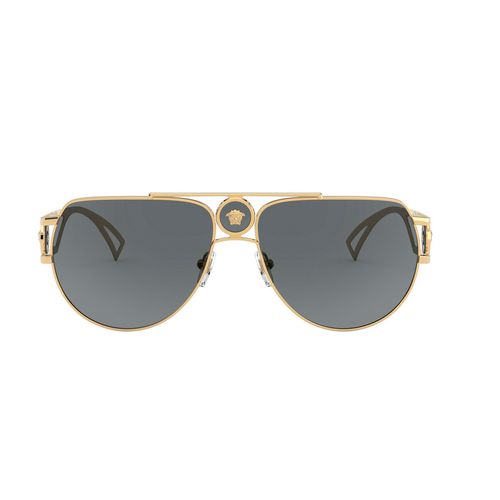 Lentes De Sol Para Caballero Versace Pilot Gold VE2225