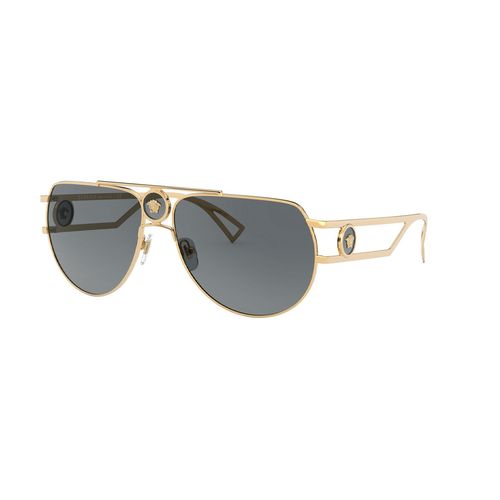 Lentes De Sol Para Caballero Versace Pilot Gold VE2225