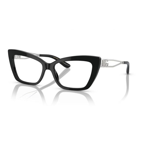 Lentes oftálmicos para dama Dolce & Gabbana cat eye silver 0dg3375b 501 55
