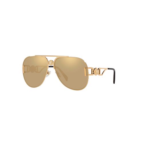 Lentes solares unisex Versace pilot gold ve2255