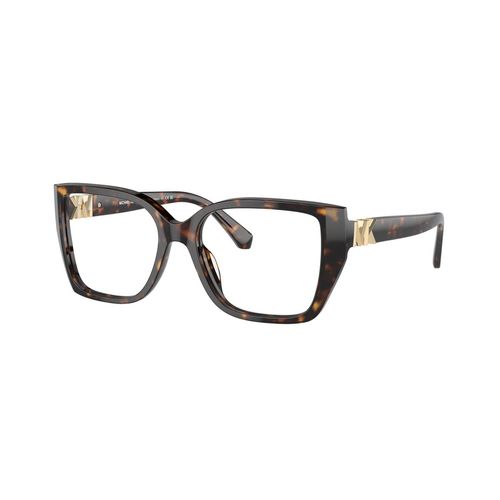 Lentes oftálmicos para dama Michael Kors square dark tortoise 0mk4115u 300654