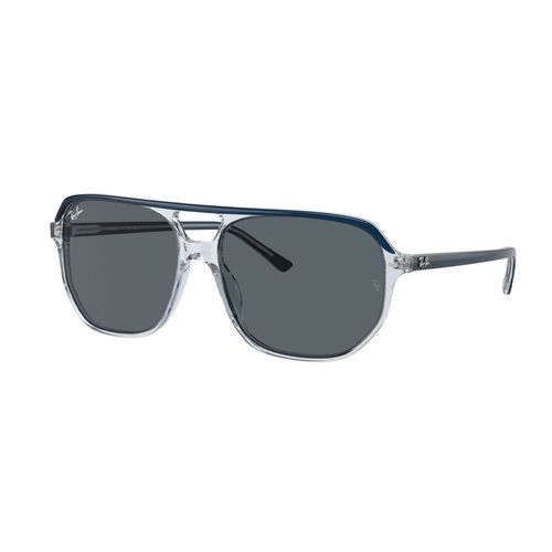 Lentes solares unisex Ray Ban irregular blu on transparent blu rb2205