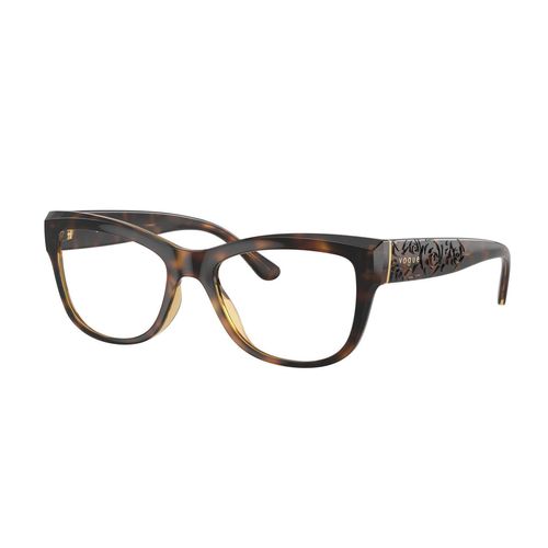 Lentes oftálmicos para dama Vogue cat eye dark havana 0vo5528 w656 53