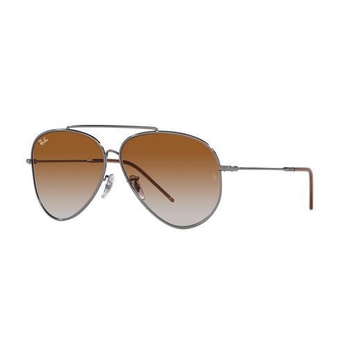 Lentes solares unisex Ray Ban pilot gunmetal rbr0101s