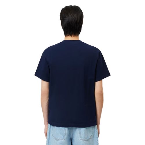 Playera Casual Para Caballero Lacoste Azul TH7318-166