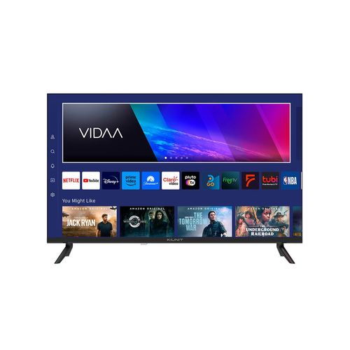 Pantalla de 32p smart hd Kiunit negro k32v24