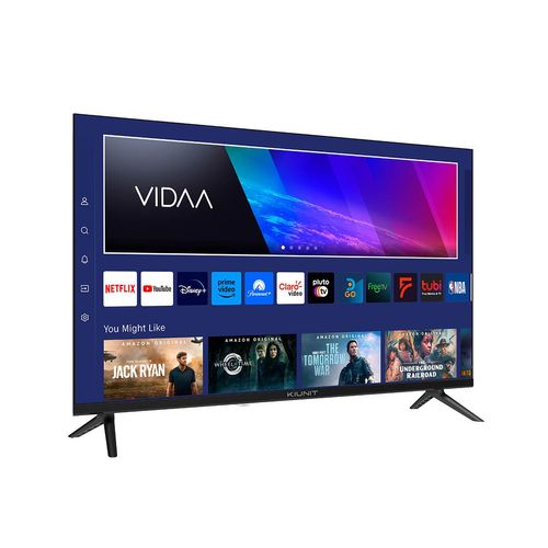 Pantalla de 32p smart hd Kiunit negro k32v24