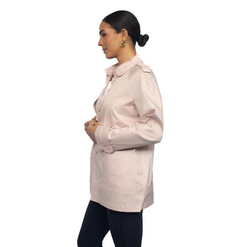 Gabardina Casual Para Dama Foleys Rosa 224107